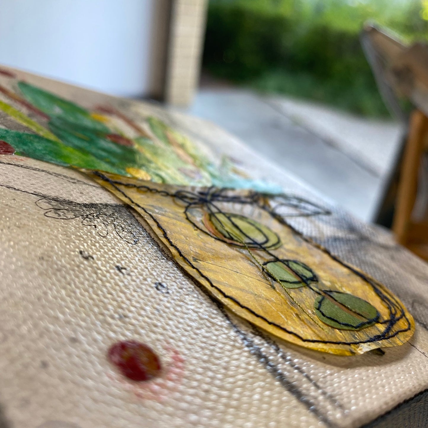 Watch What You Say - framed - 15x15cm