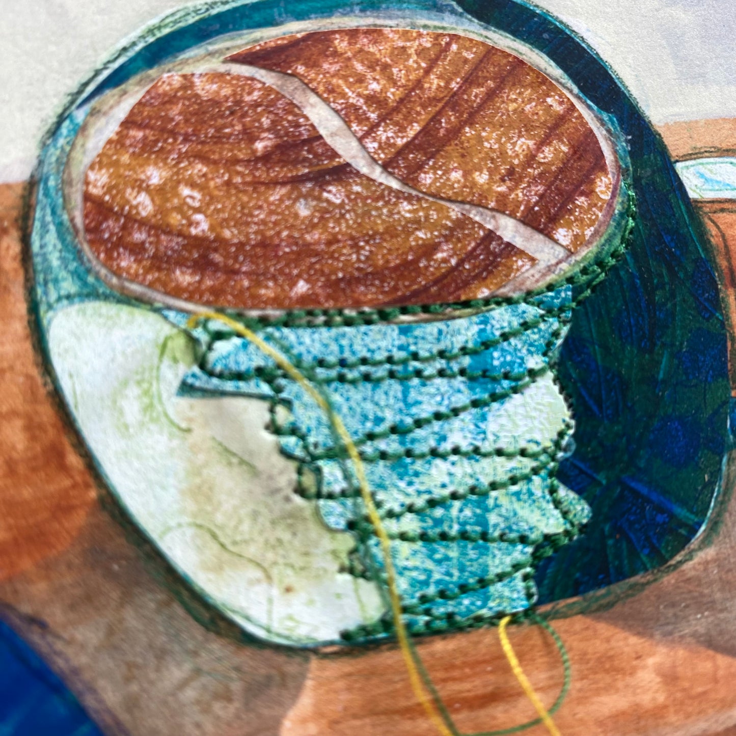 StitchPrint – “Cafe Special” (Hand-Finished Print)