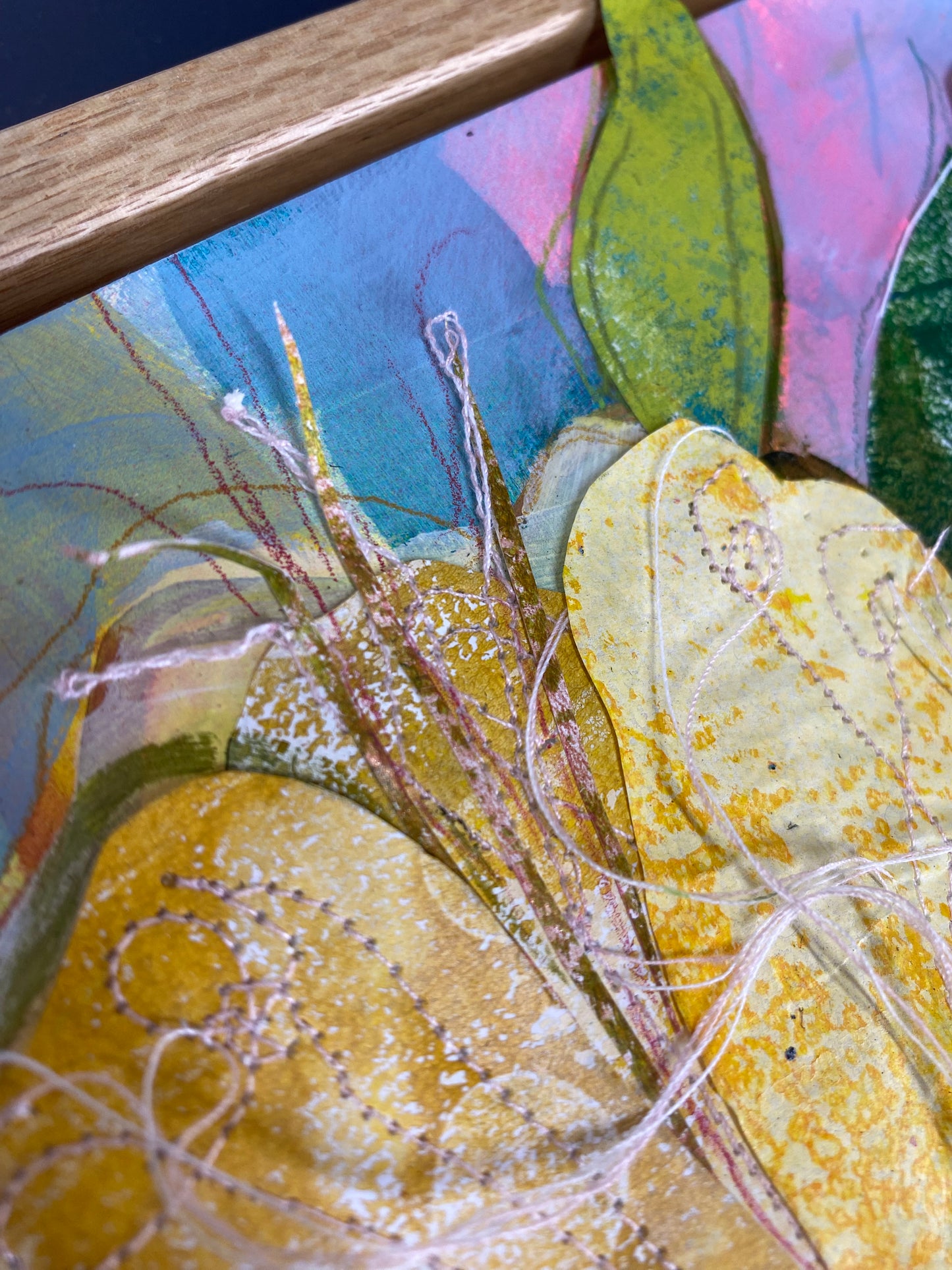 Quietly Softly Perfect Pause - framed - 35cm x 28cm