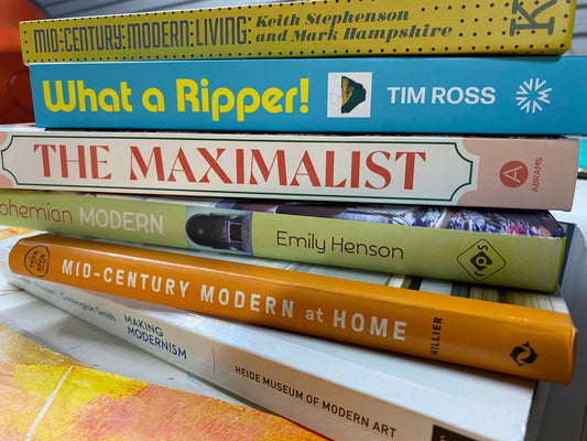 The Mid-Century Modernist’s Library: From Page to Painting