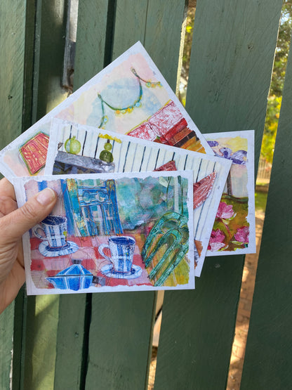 Art Postcard BUNDLE  – Original Artwork by Giovanna Scott