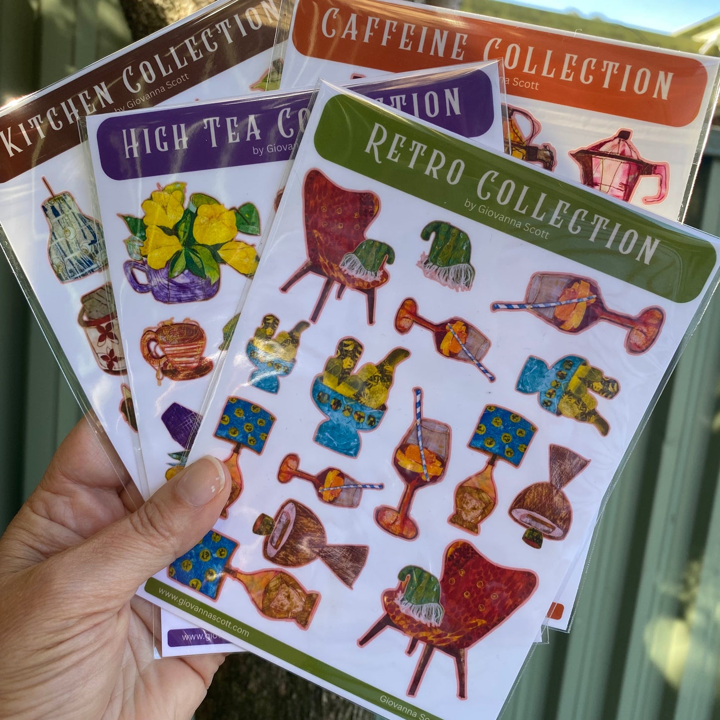 Vinyl Sticker Sheet A6 BUNDLE – Art-Inspired Designs