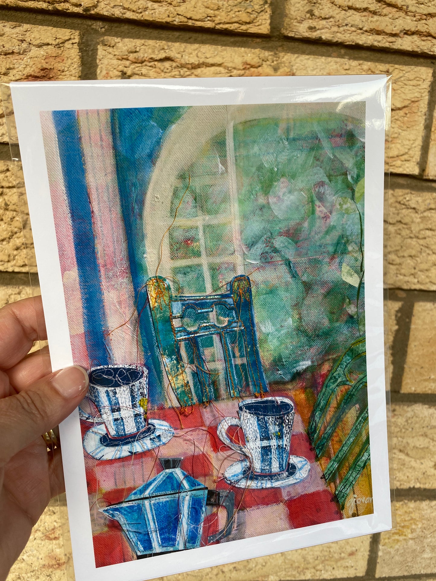 At My Table for Two – Fine Art Print