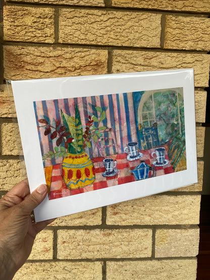 At My Table – Fine Art Print