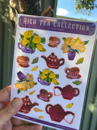 Vinyl Sticker Sheet A6 BUNDLE – Art-Inspired Designs