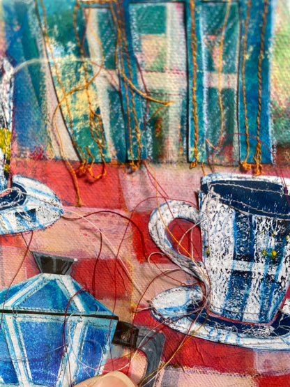 At My Table for Two – Fine Art Print