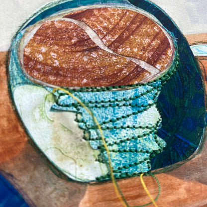 StitchPrint – “Cafe Special” (Hand-Finished Print)