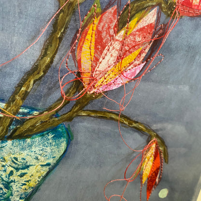 StitchPrint – “Magnolias” (Hand-Finished Print)