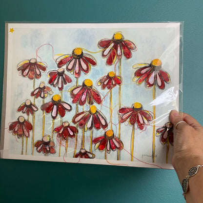 StitchPrint – “Petals” (Hand-Finished Print)