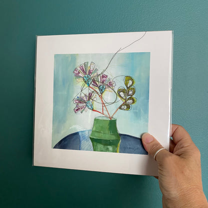StitchPrint – “Sunroom” (Hand-Finished Print)