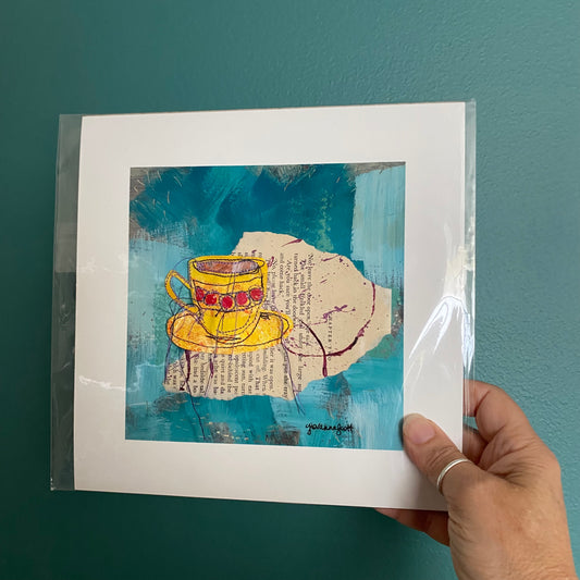 StitchPrint – “Espresso Chapter 2” (Hand-Finished Print)