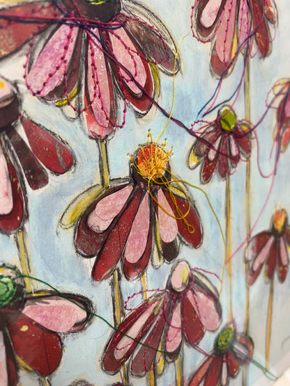 StitchPrint – “Petals” (Hand-Finished Print)
