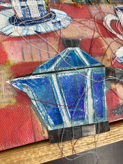 At My Table (For Two) - Framed - 25cm x 30cm
