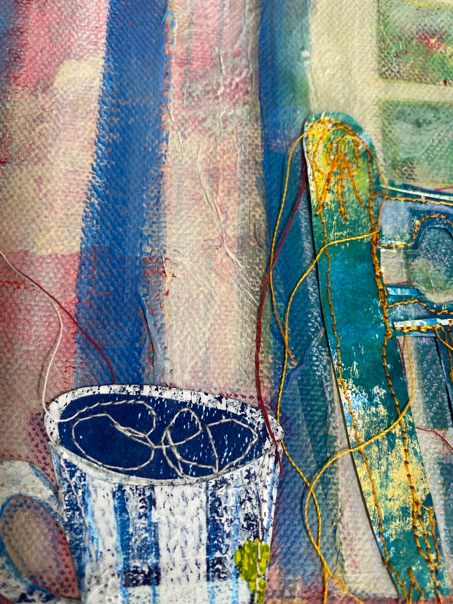 At My Table (For Two) - Framed - 25cm x 30cm