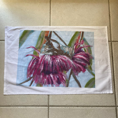 Art Tea Towel - Gum Blossom 1