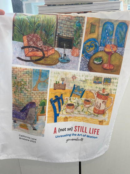 A {not so} Still Life Souvenir Tea Towel