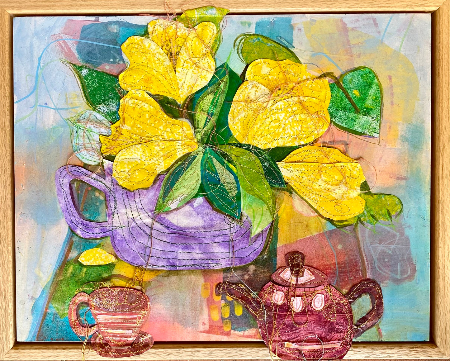 Quietly Softly Moments Mend - framed - 35cm x 28cm