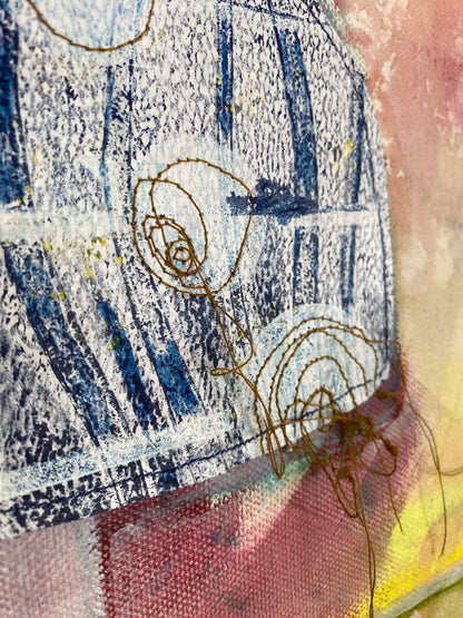 Sun came Early one Morning - unframed - 76cm x 76cm