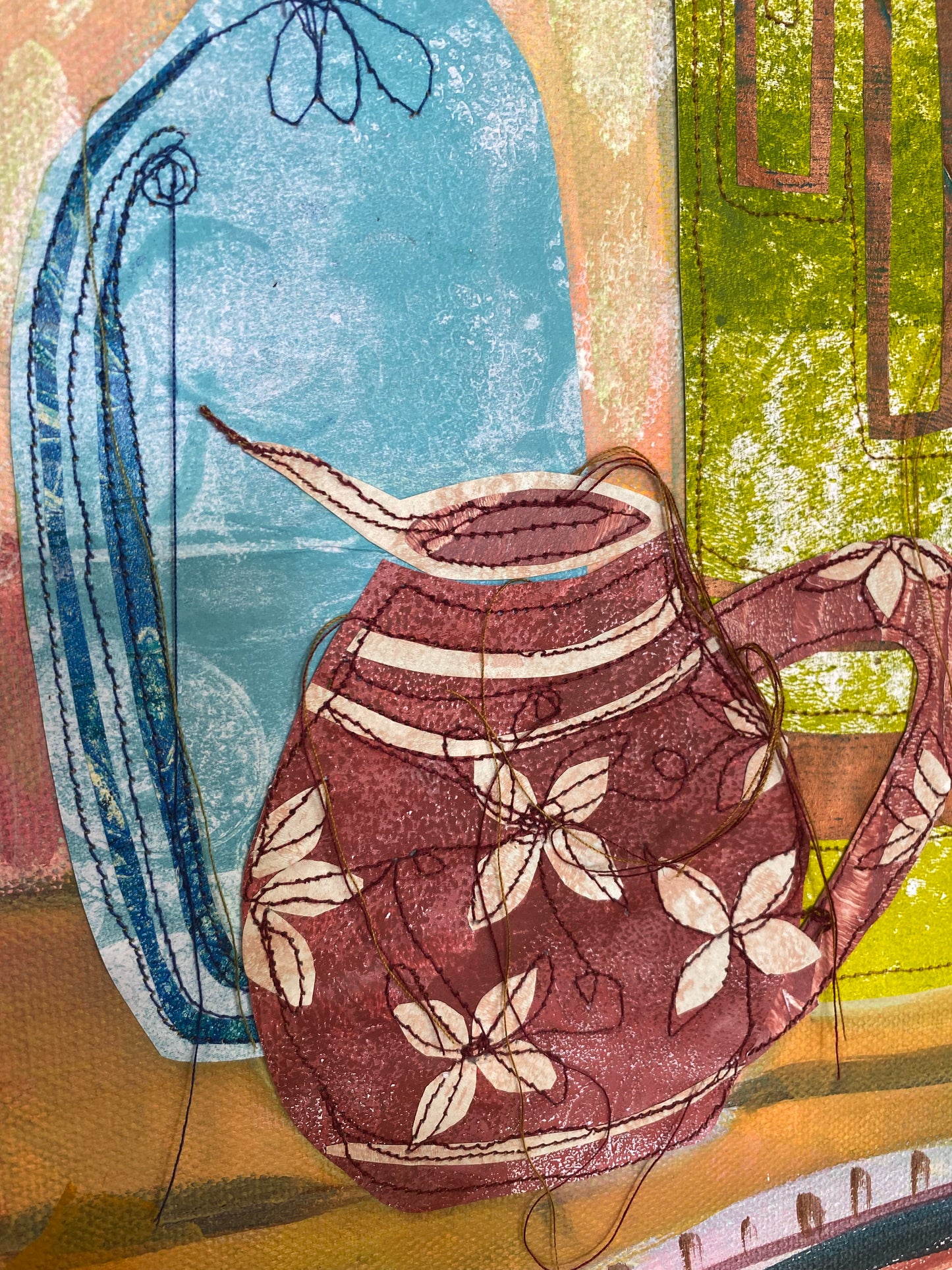 Sun came Early one Morning - unframed - 76cm x 76cm
