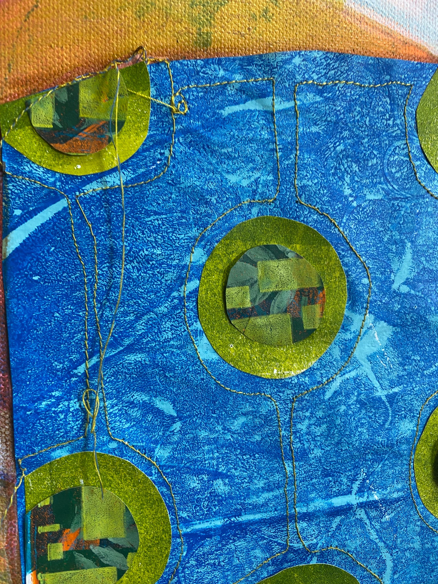 The Amber Room - unframed - 76cm x 76cm